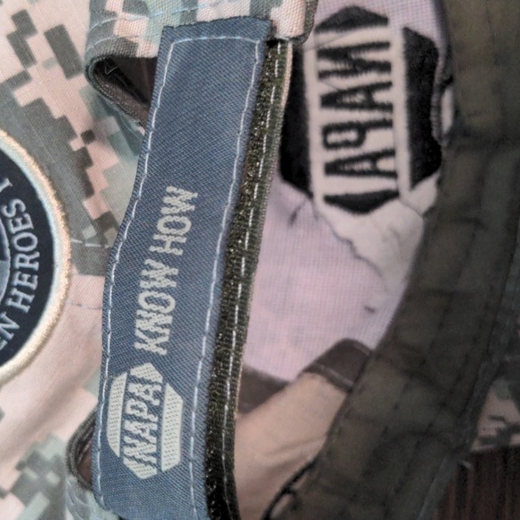 Napa Racing Fallen Heroes Special Edition Camo Strap Back Hat - Picture 6 of 7